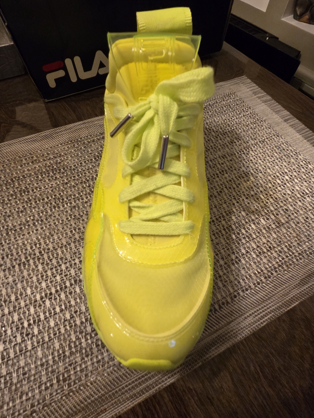 Fila Neon Yellow Platform Trainer - Picture 4 of 5